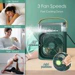 3 in 1 USB Mini Portable Fan Air Cooling fan